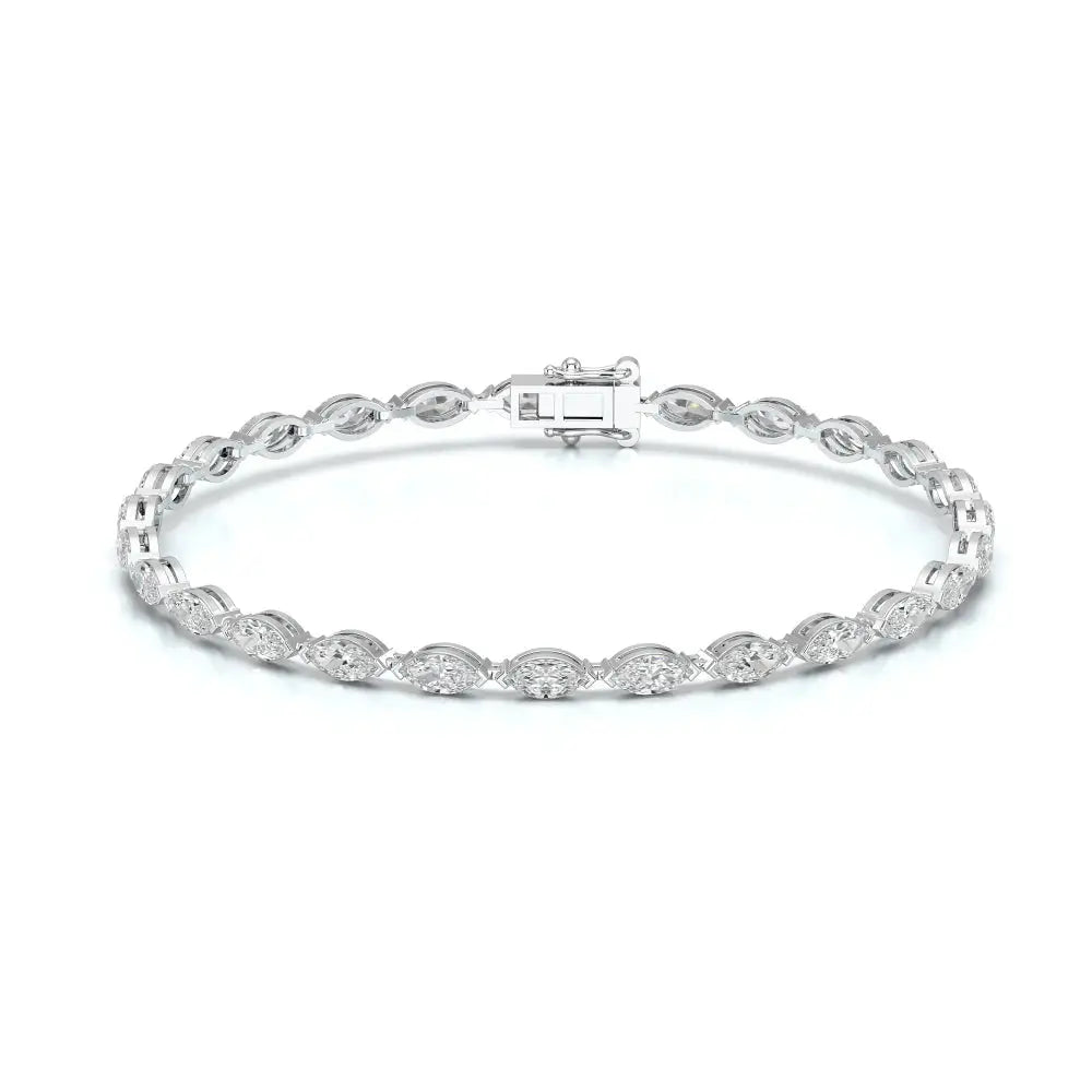 5 CT Marquise Cut Diamond Tennis Bracelet Jama Jewels