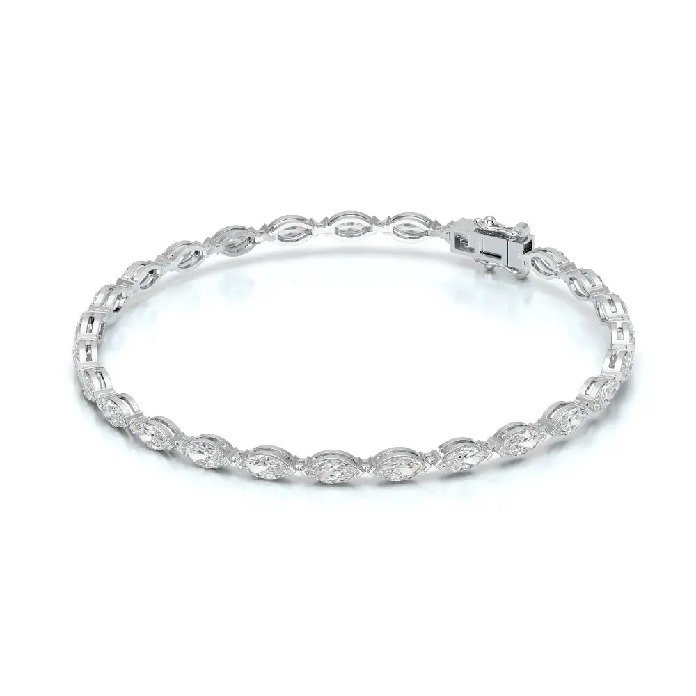 4.25 CT Marquise Cut Diamond Tennis Bracelet Jama Jewels