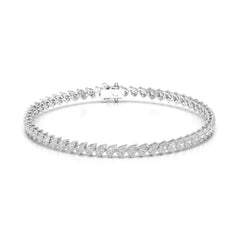 4.40 CT Pear Cut Diamond Bezel Tennis Bracelet Jama Jewels