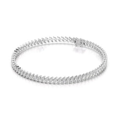 5 CT Marquise Cut Diamond Bezel Tennis Bracelet Jama Jewels