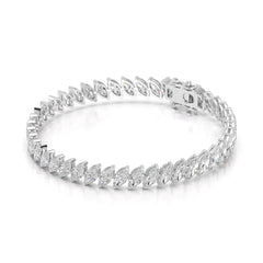 9.60 CT Marquise Cut Diamond Bezel Tennis Bracelet Jama Jewels
