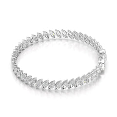 9.60 CT Marquise Cut Diamond Bezel Tennis Bracelet Jama Jewels