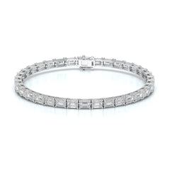 10.25 CT Emerald Cut Diamond Tennis Bracelet Jama Jewels