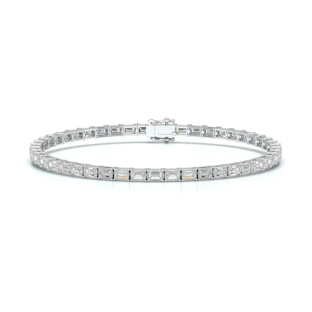 6.75 CT Emerald Cut Diamond Tennis Bracelet Jama Jewels