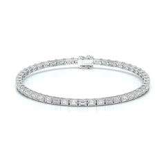 6.75 CT Emerald Cut Diamond Tennis Bracelet Jama Jewels