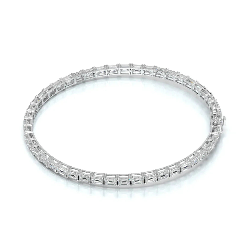 6.75 CT Emerald Cut Diamond Tennis Bracelet Jama Jewels