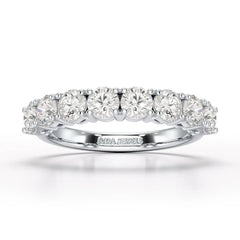 1.84 CT Round Cut Lab Diamonds White Engagement Ring - Jama Jewels 