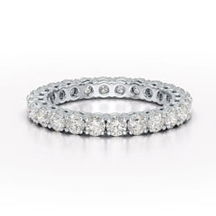 1.75 CT Full Classic Round Lab Diamonds Engagement Ring - Jama Jewels 