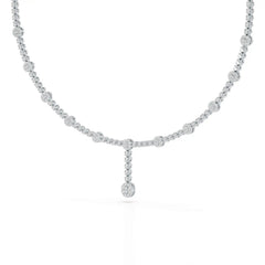 2.4 CT Lab Diamond Drop Necklace Jama Jewels