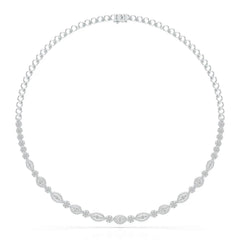 4.53 CT Marquise Cut Lab Diamond Necklace