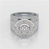 5.7 CT Round Shape Lab Diamond Men's Ring