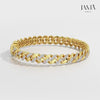 2.62 CT Round Cut Men's Cuban Bracelet