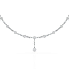 2.4 CT Lab Diamond Drop Necklace Jama Jewels